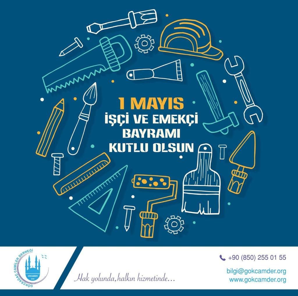 1 MAYIS İŞÇİ VE EMEKÇİ BAYRAMI KUTLU OLSUN